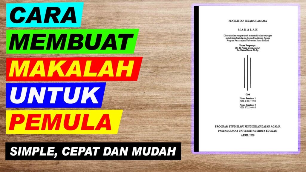 Membuat Makalah
