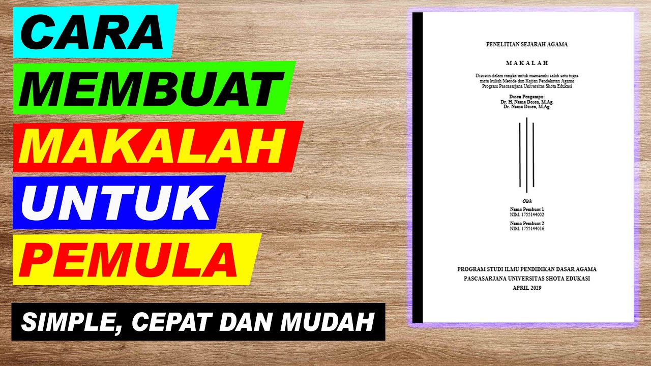 Membuat Makalah